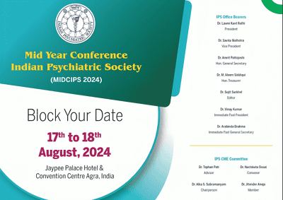 Mid Year Conference Indian Psychiatric Society (MIDCIPS 2024)
